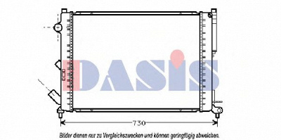 AKS DASIS 181450n -  Радиатор, охлаждение двигателя